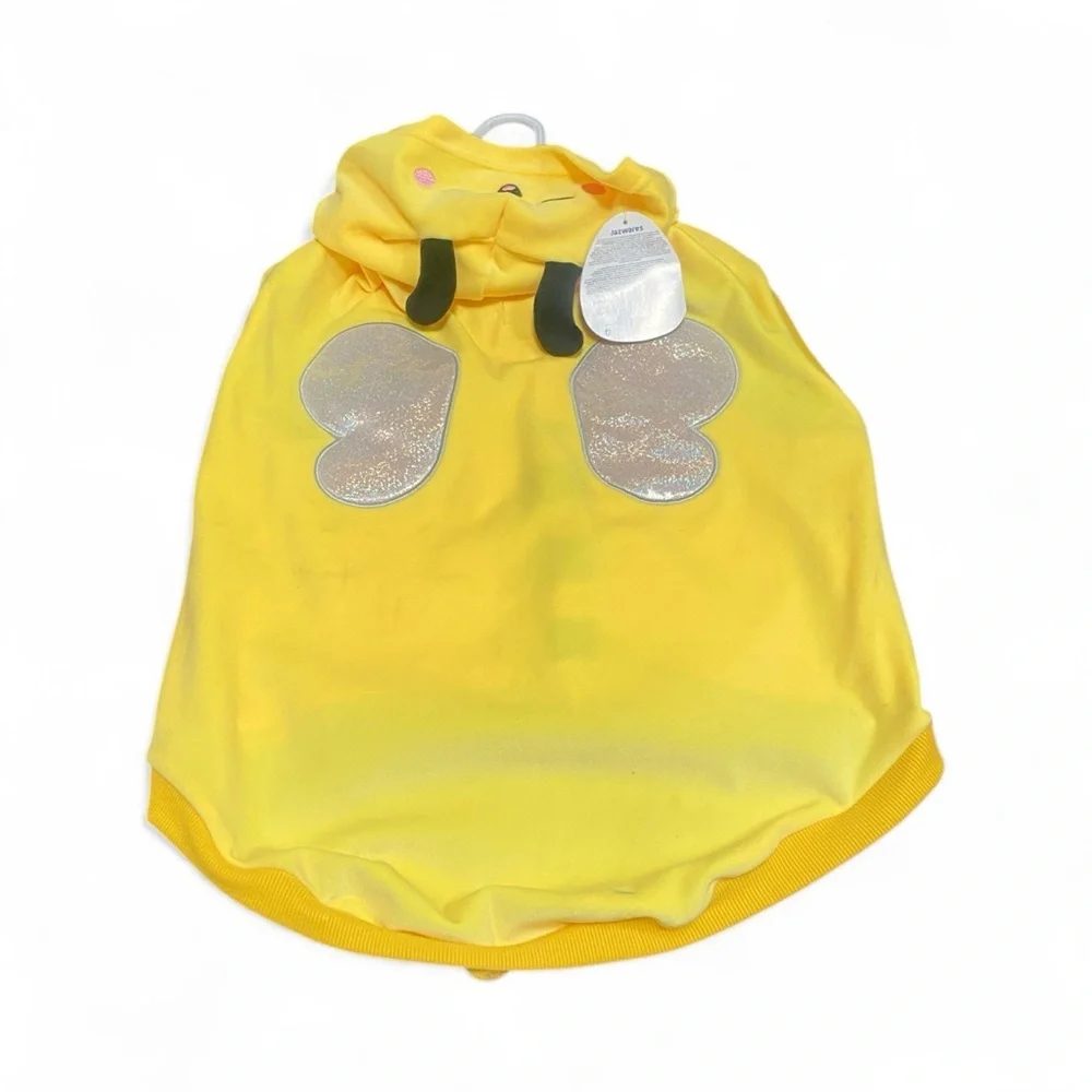 Squishmallows Yellow and Black Striped Dog Hoodie